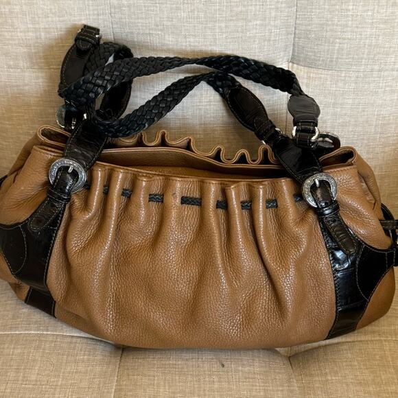 ~ BRIGHTON ~ leather Diana shoulder bag STUNNING FALL - Picture 5 of 9